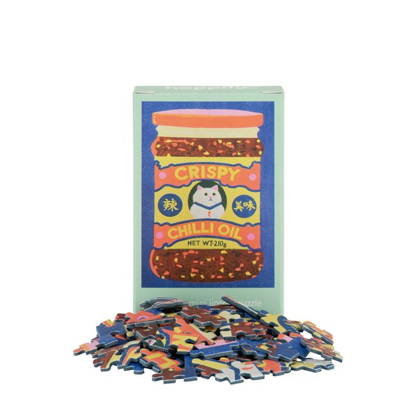 Happily Puzzles Chilli Oil - 99 Piece Mini Jigsaw Puzzle