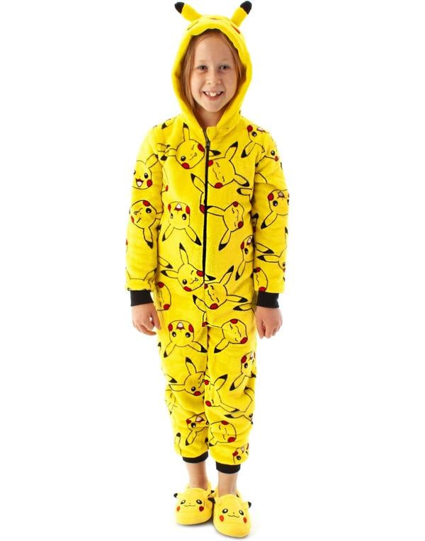 Pokemon Unisex Kids Yellow Pikachu Onesie