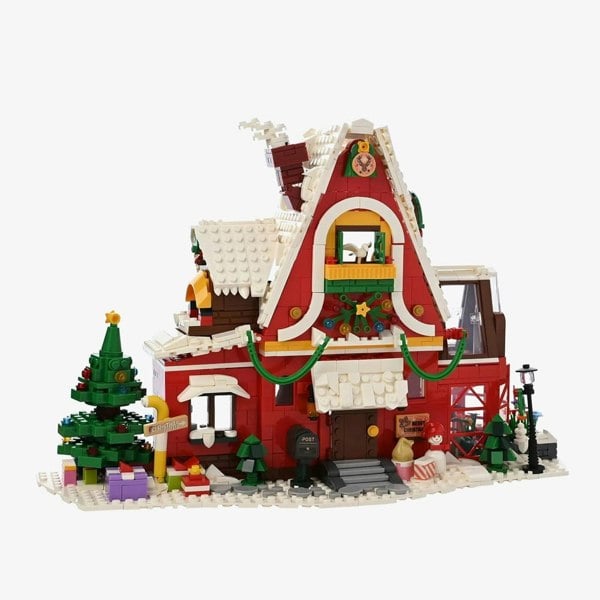T. H. Baker Toy Shop Christmas Chalet Brick Building Set Accessory XM15906