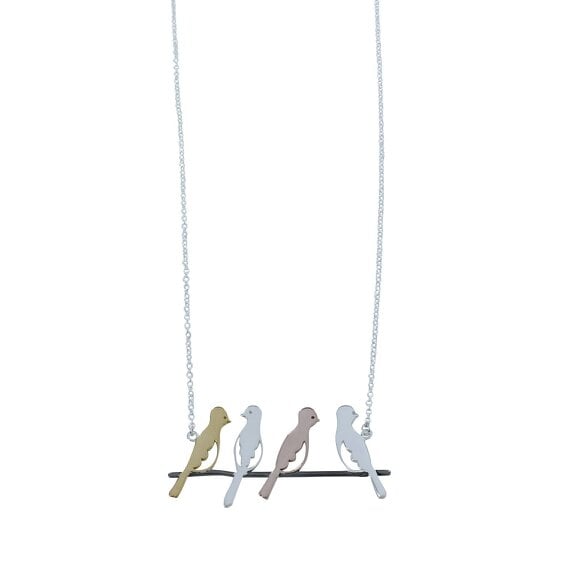 Reeves & Reeves Super Birds On A Wire Necklace