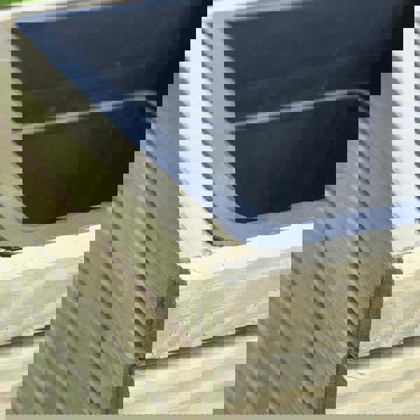 Cerland Horizon Garden Slatted Wooden Planter 90cm x 40cm 40L Modern Trough