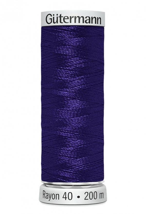 Gutermann No 40 Sulky Rayon Embroidery Thread 200m Rayon Thread Suitable For Embroidery
