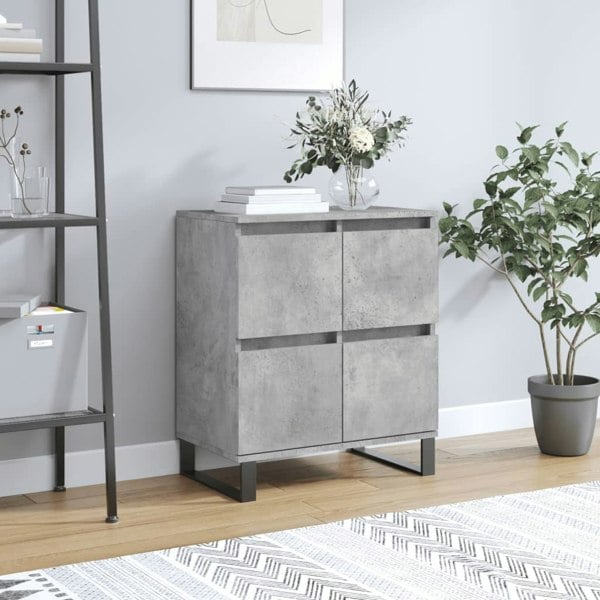 Berkfield Sideboard Concrete Grey 60x35x70 cm Engineered Wood