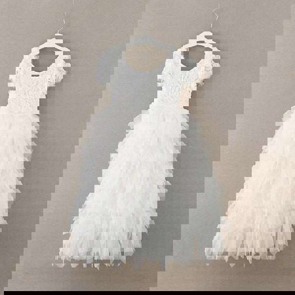 Bohemian Princess dress in White