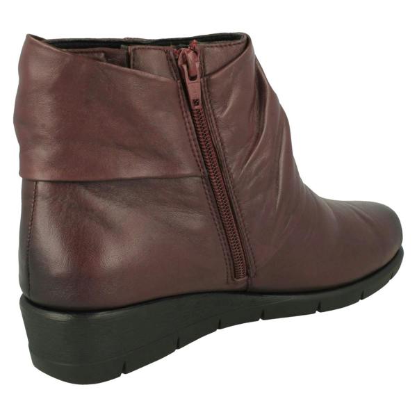 Padders Ladies Padders Bow Detailed Ankle Boots Cedar
