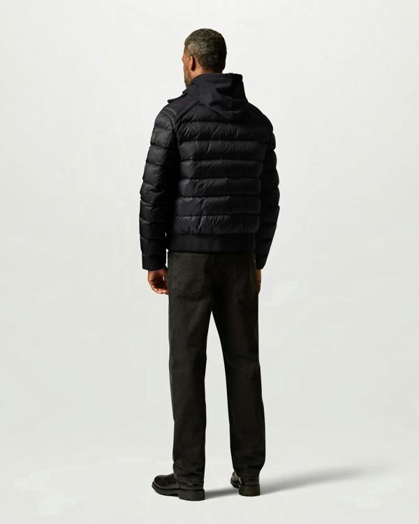 Belstaff Mens Compound Jacket in Black, full length back