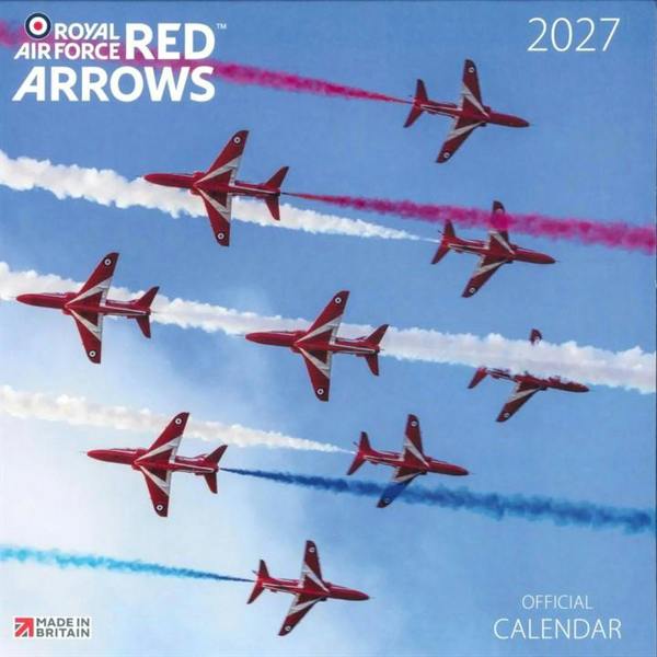 Red Arrows Calendar 2027, Wall Calendars, Month To View, History & Literature, Gift