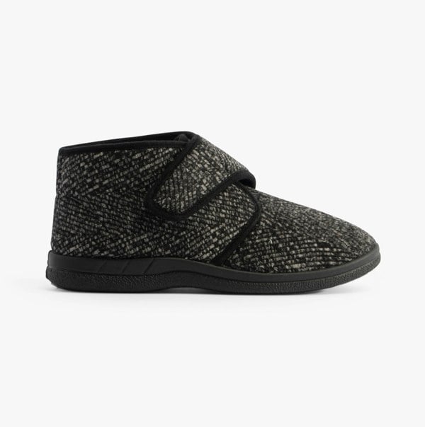 Jo & Joe BOB Mens Slippers Charcoal