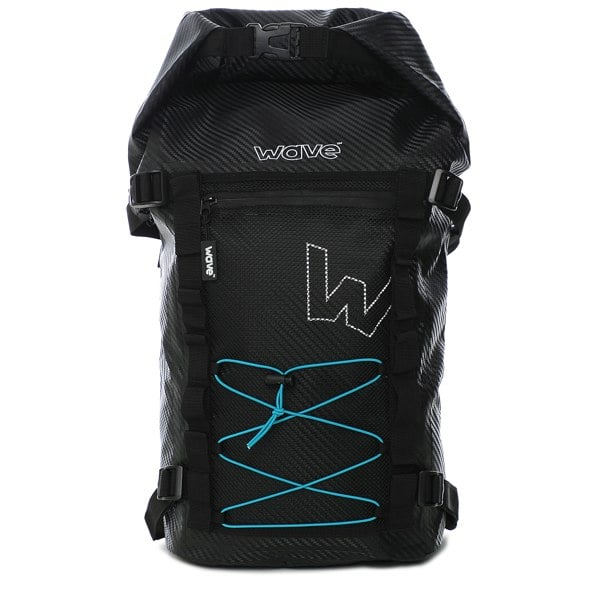 Wave Waterproof Roll Top PVC Deck Bag | Black | 20L