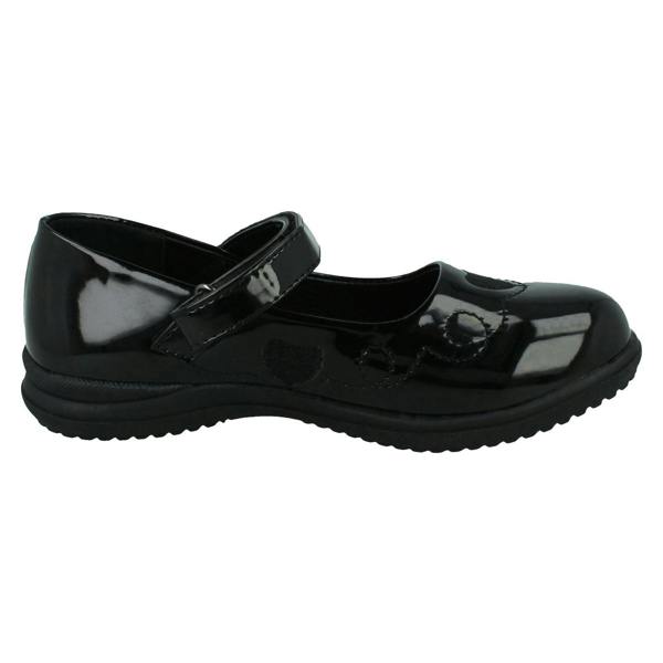 Spot On Girls Spot On Patent School Shoes H2661