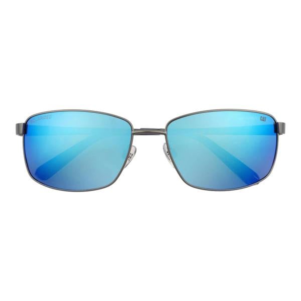 Caterpillar Sunglasses CTS-8030 005P Ruthenium Blue Mirror Polarized
