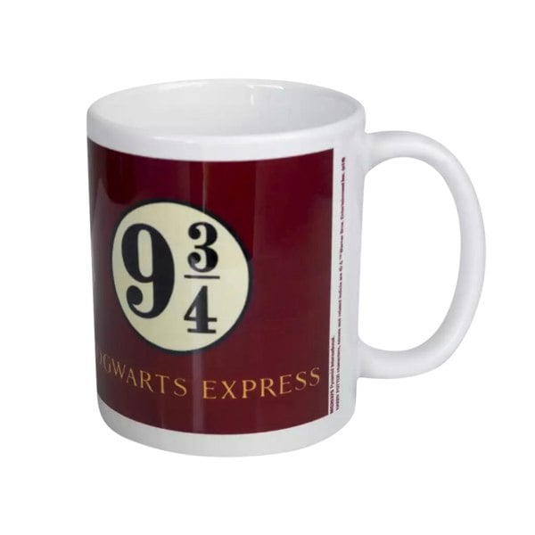 Harry Potter Platform 9 3/4 Mug - Burgundy/Cream/Black