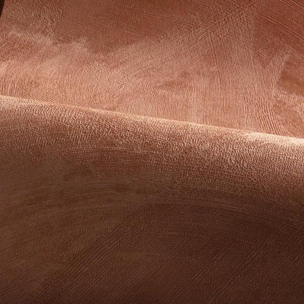 Grandeco Serra Rustic Limewash Chalk Paint Distressed Plaster Effect Textured Wallpaper, Terracotta Clay