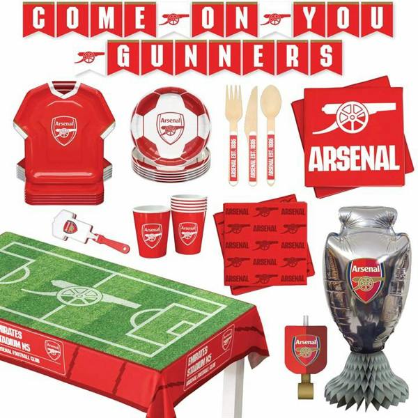 Arsenal FC All in One Party Box Set, Kitchen Accessories, Sports, Gift