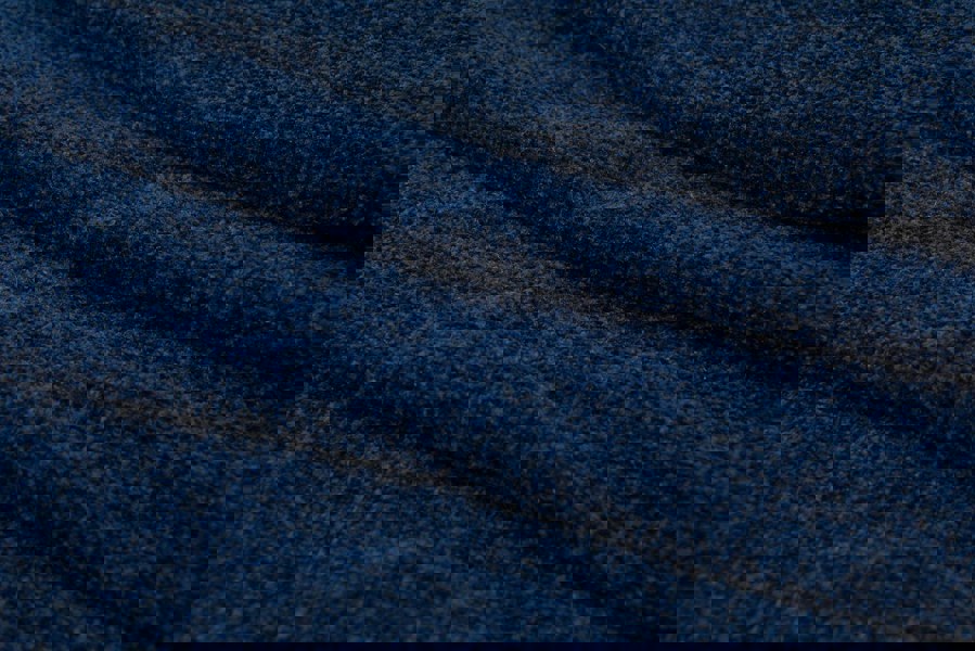 Emma Barclay Darcy Tassel Navy Blanket/Throw