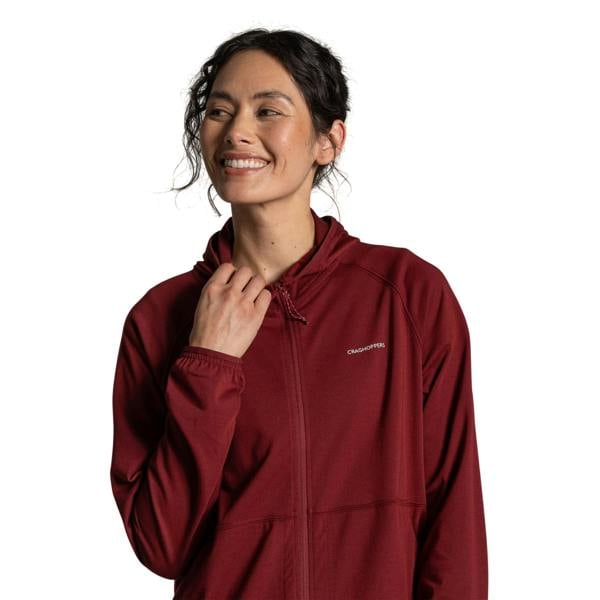 Craghoppers Womens/Ladies Aya Nosilife Hooded Jacket - Riad Red - 