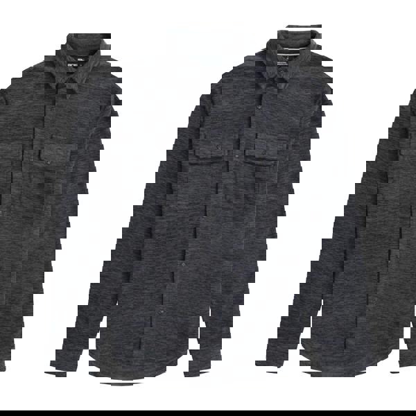 Animal Mens George Fleece Shirt - Navy - 