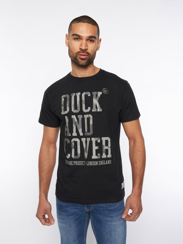 Duck and Cover Carrillo T-Shirt - Black