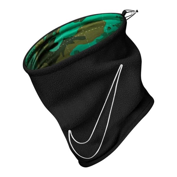 Nike Unisex Adult 2.0 Reversible Dri-FIT Neck Warmer - Black/Rough Green - 