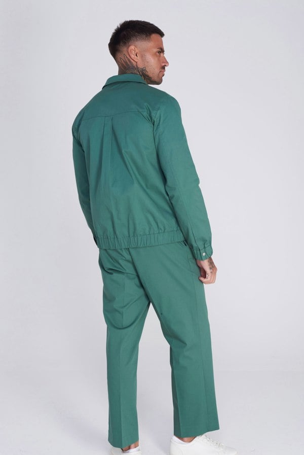 Harry Brown London Cadiz Shacket Cotton Jacket - Green