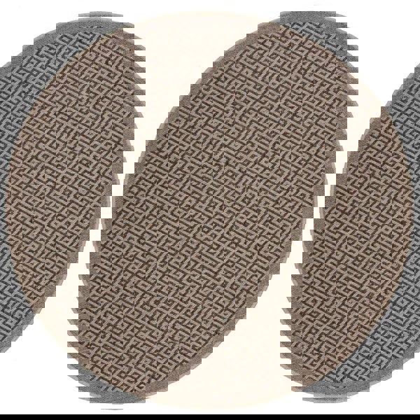 Nature Outdoor Rug Dark Grey jute-look designs and soft, non-shedding texture, moisture and UV protected.