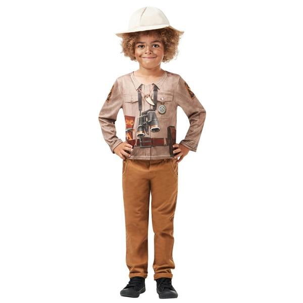 Bristol Novelty Boys Explorer Costume - Brown - 