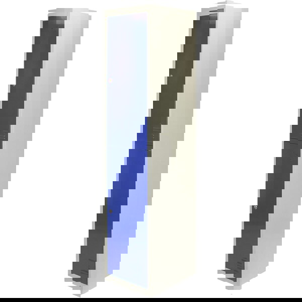 Monstershop Metal Storage Lockers - Two Doors, Flatpacked, Blue