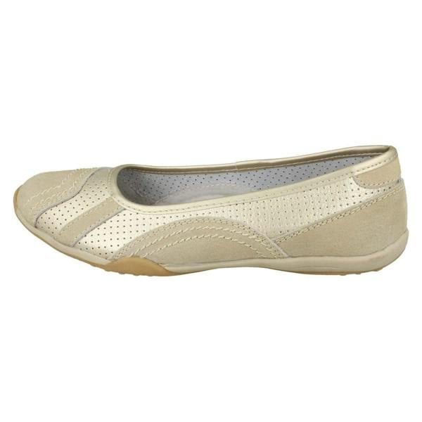 Down to Earth Ladies Down To Earth Flat Ballerina Shoes