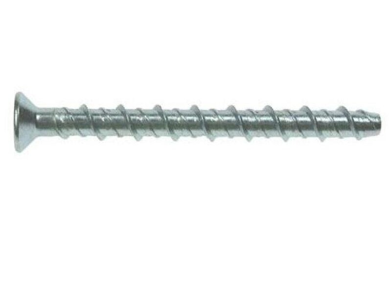 Fixaball Countersunk Concrete Masonry Anchor Screw 10mm Torx BZP JCP