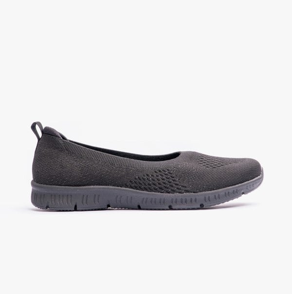Skechers 100625/BBK BE-COOL Womens Shoes Black