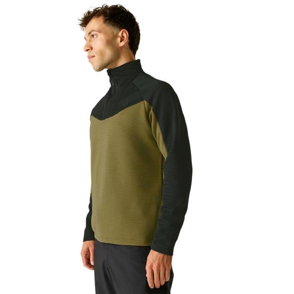 Dare 2B Mens Dignify IV Core Stretch Base Layer Top - Black/Martini Olive - 