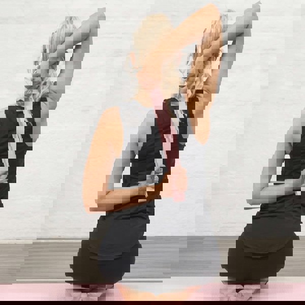 Myga 2-in-1 Yoga Belt Strap Available in 6 Colours: Turquoise, Black, Dusty Pink, Royal Blue, Plum, and Grey