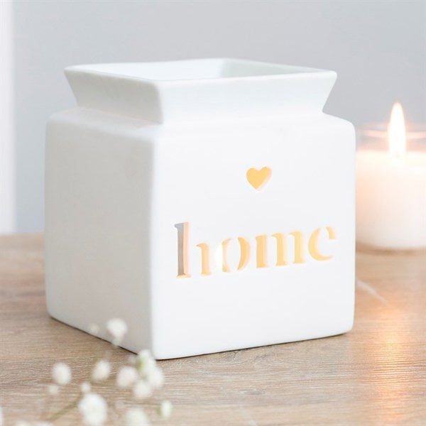 Serano White Home Cut Out Oil Burner