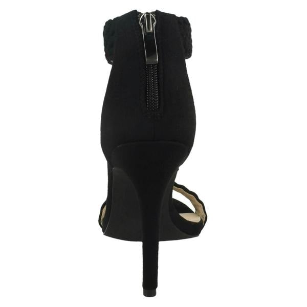 Anne Michelle Ladies Anne Michelle Braided Ankle Strap Sandals