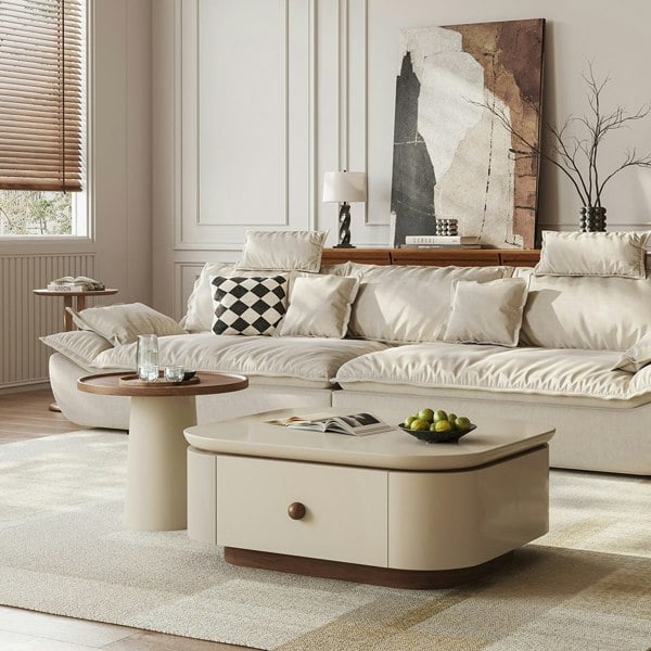 Rit Concept Meer Rectangle Coffee Table Set With Storage