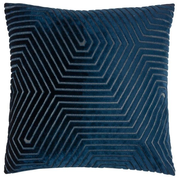 Paoletti Evoke Cut Cushion Cover - Navy