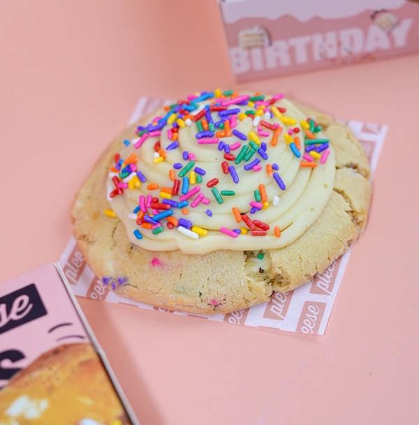 Pleese Birthday Cake Cookie