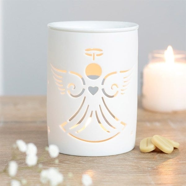 Serano White Angel Cut Out Oil Burner