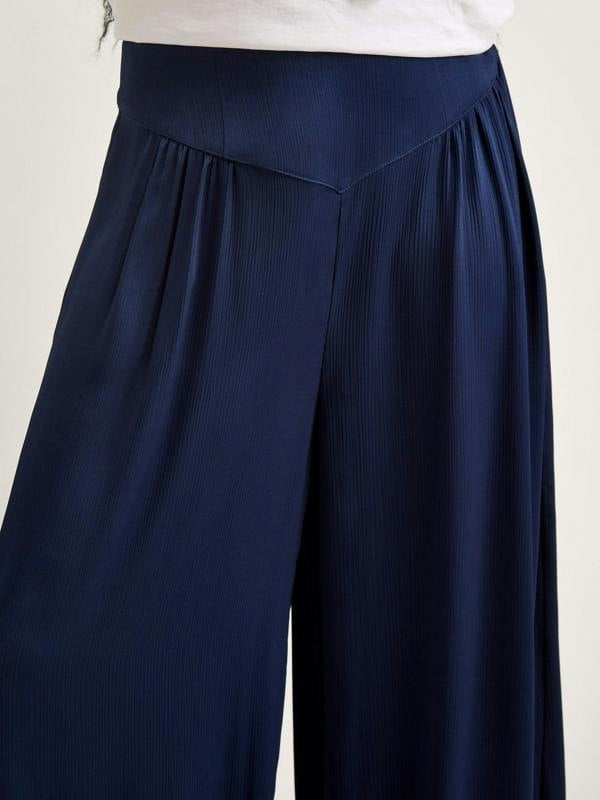 GWD Tula Satin Trouser Navy