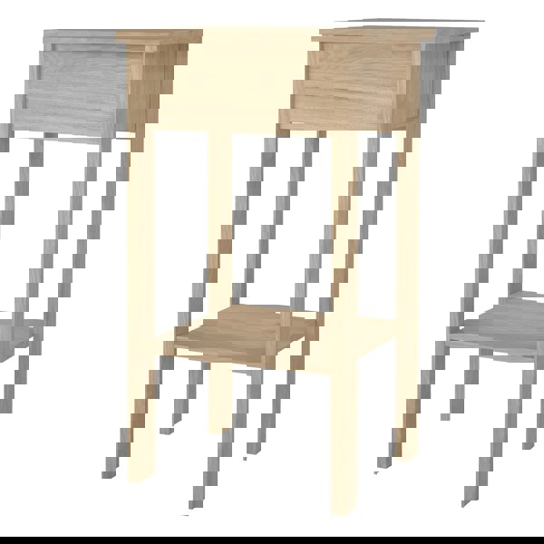 Furniture To Go Madrid Bedside Table with 1 Drawers in Jackson Hickory Oak