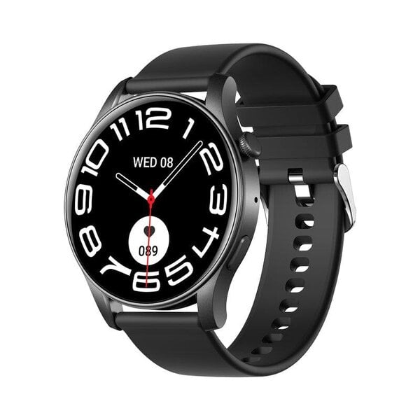 Karen M Smartwatch 1.43" AMOLED Display, Steel Case, Bluetooth, Heart Rate, Voice Assistant, iOS & Android