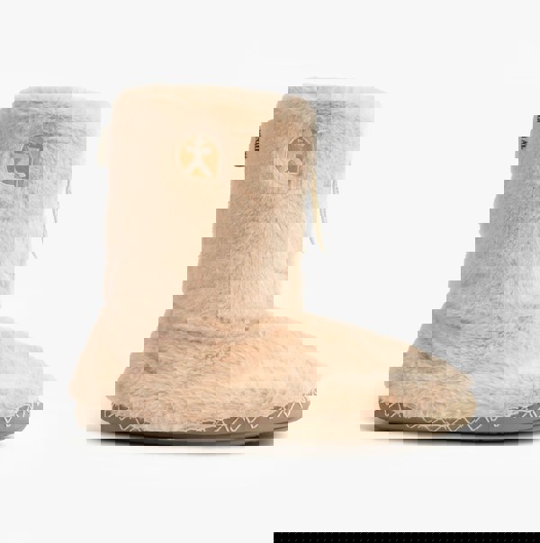 Bedroom Athletics MARILYN Womens Faux Fur Boot Slippers Gingerbread