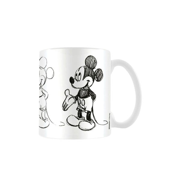 Disney Sketch Process Mickey Mouse Mug - White/Black