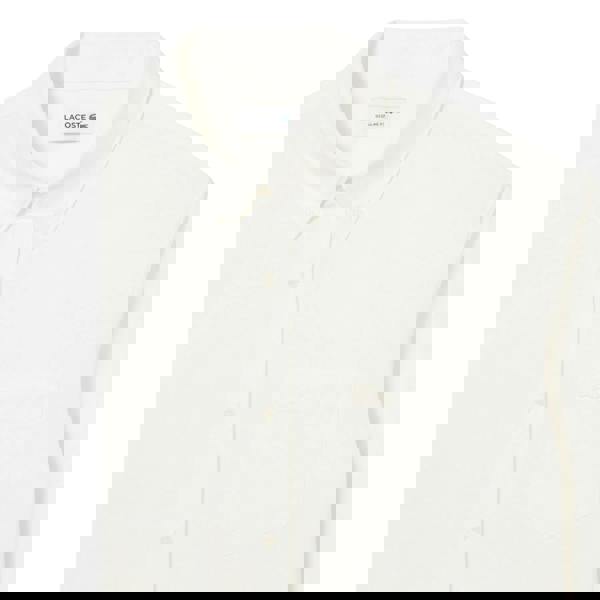 Lacoste Mens Cotton Regular Shirt - Cream - 