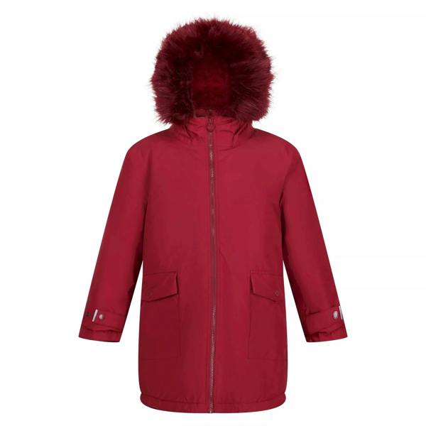 Regatta Childrens/Kids Adelyn Waterproof Parka - Dark Pimento - 