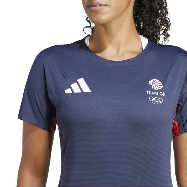 Adidas Womens/Ladies Adizero Team GB T-Shirt - Legend Ink - 
