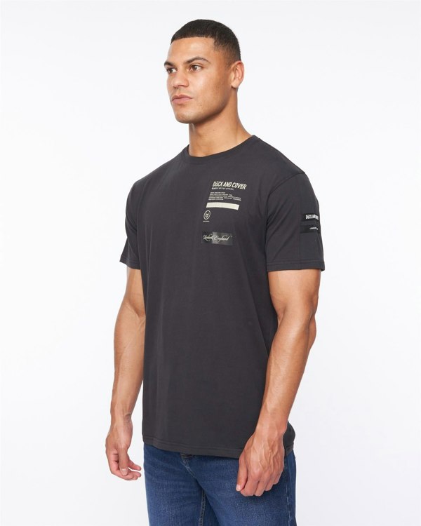 Duck and Cover Jennerkins T-Shirt - Black