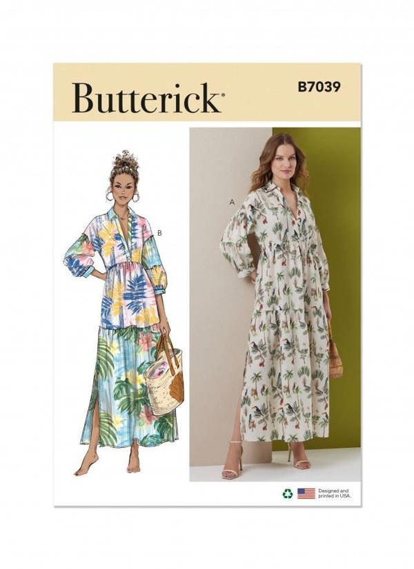 Butterick Sewing Pattern 7039, Dresses for Women, D5 (4-6-8-10-12) - Intermediate