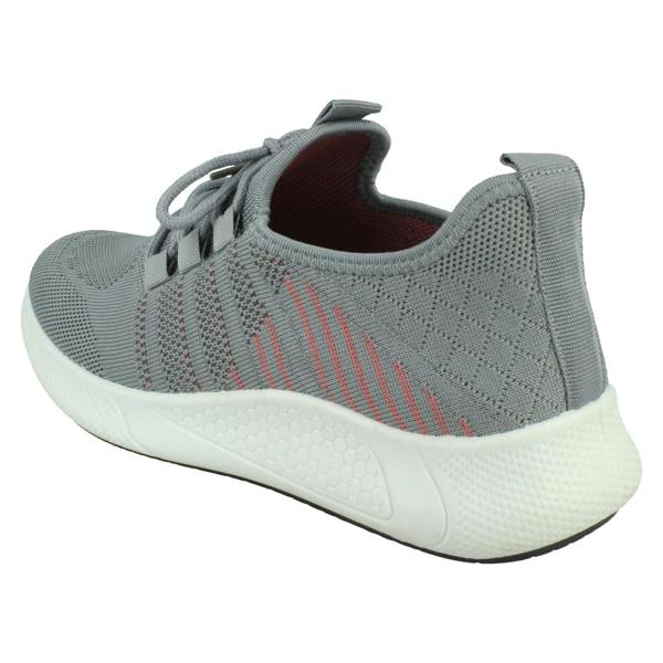 Spot On Ladies Spot On Casual Lace Up Trainers F7201