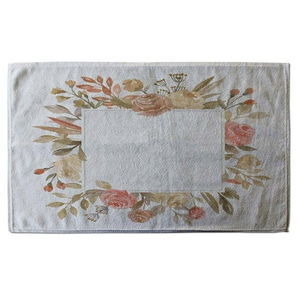 Benjamin Tate Design Flower Border (Bath Towel)